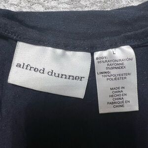 Alfred Dunner Elegant Dark Top